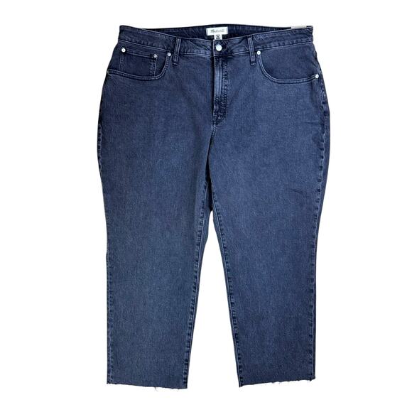 Madewell Plus NWT The Curvy Plus Perfect Vintage Straight Jean in Lunar Wash - Picture 2 of 11